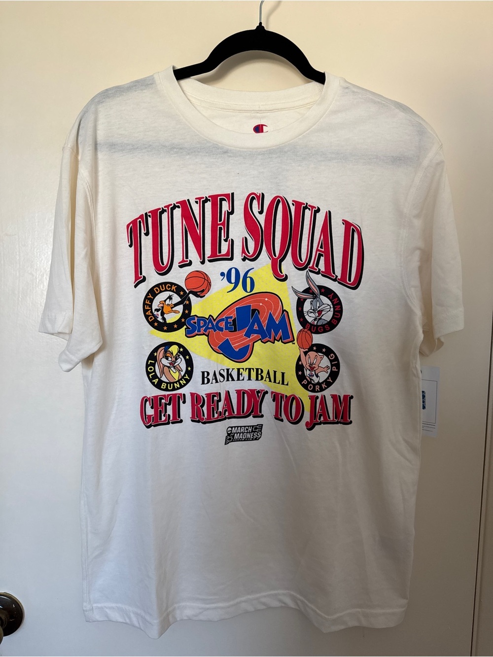 Champion x Space Jam March Madness Tune Squad Space Jam Graphic Tee size M